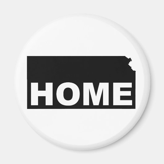 Kansas startpunt weg van State Fridge Magnet (Voorkant)