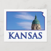 Kansas State Capitol Briefkaart (Voorkant)