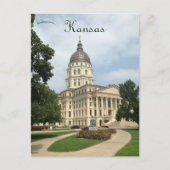 Kansas State Capitol Building Topeka Kansas Briefkaart (Voorkant)