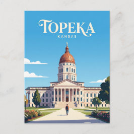 Kansas State Capitol VS Briefkaart