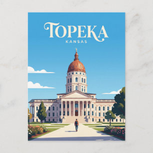 Kansas State Capitol VS Briefkaart