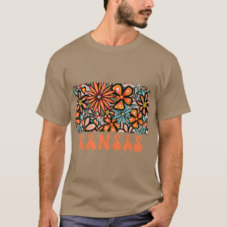 Kansas State Design Artist Designed Illustration F T-shirt
