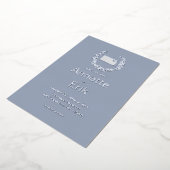 Kansas State Destination Wedding Folie Uitnodiging (Gedraaid)