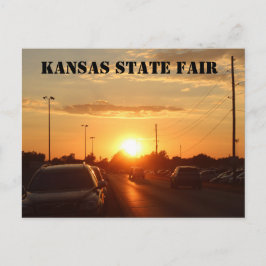 Kansas State Fair Sunset Post Card Briefkaart