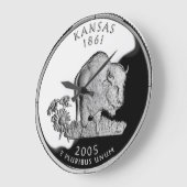 Kansas State Faux Quarter Clock Grote Klok (Hoek)