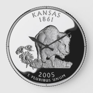 Kansas State Faux Quarter Clock Grote Klok