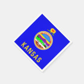 Kansas State Flag Paper Party Napkins Servet (Hoek)