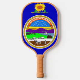 Kansas State Flag Pickleball Paddle