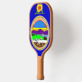 Kansas State Flag Pickleball Paddle (Links)