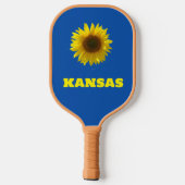 Kansas State Flag Pickleball Paddle (Achterkant)
