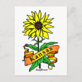 Kansas State Flower Briefkaart (Voorkant)