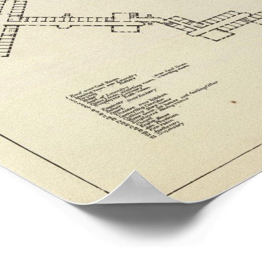 Kansas State Insane Asylums Poster (Hoek)