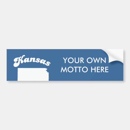 KANSAS STATE MOTTO T-SHIRT T-shirt Bumpersticker (Voorkant)