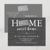 KANSAS State Moving Announcement Post Kaart (Voorkant / Achterkant)