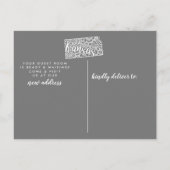 KANSAS State Moving Announcement Post Kaart (Achterkant)