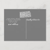 KANSAS State Moving Announcement Post Kaart (Achterkant)