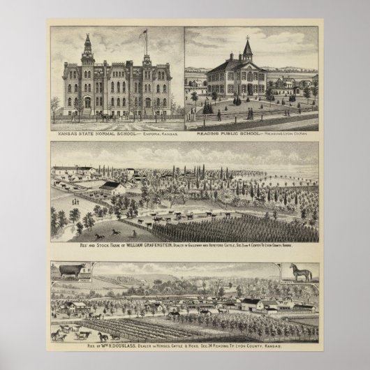 Kansas State Normal School Poster (Voorkant)