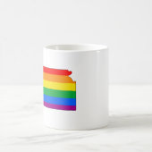 Kansas State Pride LGBTQ Progress Pride Koffiemok (Center)