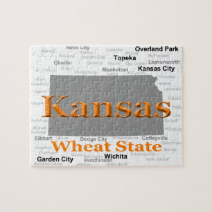 Kansas State Pride Map Legpuzzel