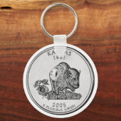 Kansas State Quarter Sleutelhanger (Voorkant)