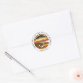 Kansas State Seal Ronde Sticker (Envelop)