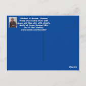 Kansas Stone Post Fence Post, Post Card. Briefkaart (Achterkant)