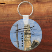 Kansas Stone Post Key Sleutelhanger (Voorkant)