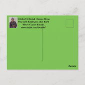 Kansas Stone Post met Sunflower Post Kaart (Achterkant)