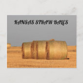 Kansas Straw Bales POST KAART (Voorkant)