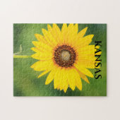 Kansas Sunflower closeup Legpuzzel (Horizontaal)