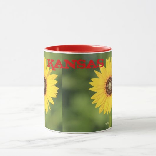 Kansas Sunflower Coffee Mok/Cup Mok (Midden)