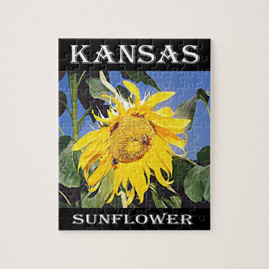 Kansas Sunflower Legpuzzel (Verticaal)