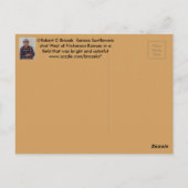 Kansas Sunflower POST CARD Briefkaart (Achterkant)