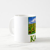 Kansas Sunflower Sky Koffiemok (Voorkant links)