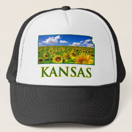 Kansas Sunflower Sky Trucker Pet