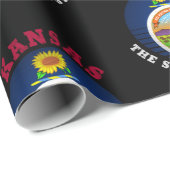 KANSAS SUNFLOWER STATE FLAG CADEAUPAPIER (Rol Hoek)