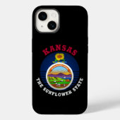 KANSAS SUNFLOWER STATE FLAG Case-Mate iPhone CASE (Achterkant)