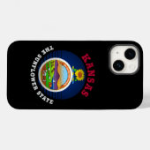 KANSAS SUNFLOWER STATE FLAG Case-Mate iPhone CASE (Achterkant (horizontaal))