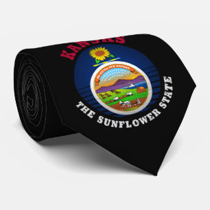 KANSAS SUNFLOWER STATE FLAG STROPDAS