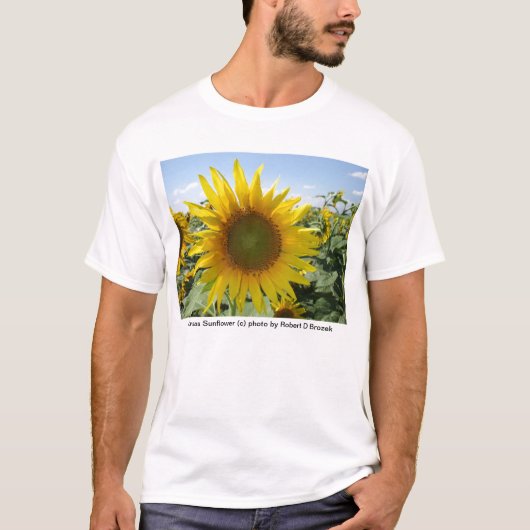 Kansas Sunflower T-shirt (Voorkant)