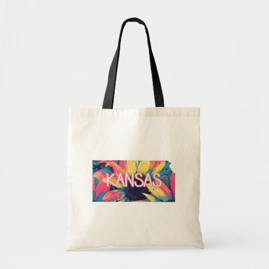 Kansas Sunflower Tote Bag (Voorkant)