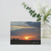 Kansas Sunrise Briefkaart (Staand voorkant)