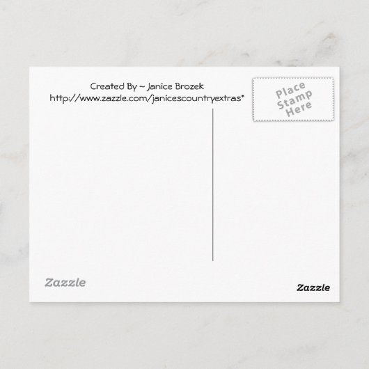 Kansas Sunset Briefkaart (Achterkant)