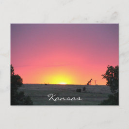 Kansas Sunset Briefkaart