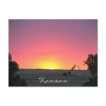 Kansas Sunset Briefkaart