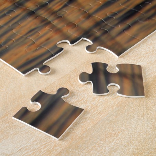 Kansas Sunset Goose silhouette Jigzaag Puzzle Legpuzzel (Zijkant)