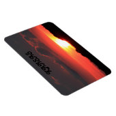 Kansas Sunset met Clouds Flexible Magnet Magneet (Rechterzijde)