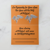 Kansas Sunset met kruis Sympathy Card Kaart (Binnen)