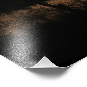 Kansas Sunset met reflectie Foto Uitbreiding Foto Afdruk (Hoek)