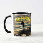 Kansas Sunset met Windmill Coffee Mok (Links)